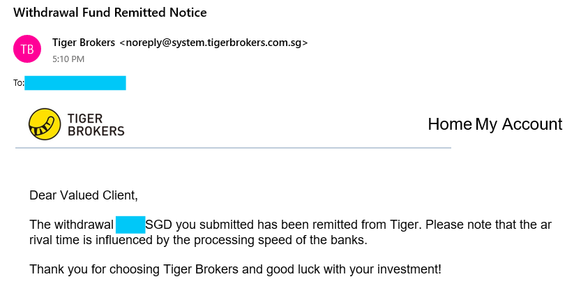 Tiger Brokers withdrawal to CIMB SG
