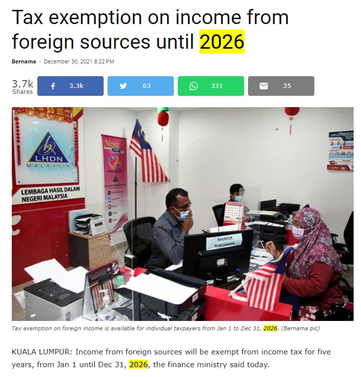 Foreign Income Source Tax Malaysia