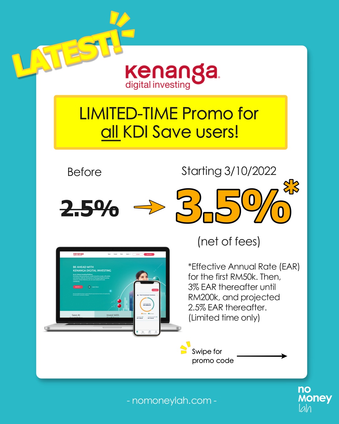 Kenanga Digital Investing (KDI Save) Review & Promotion